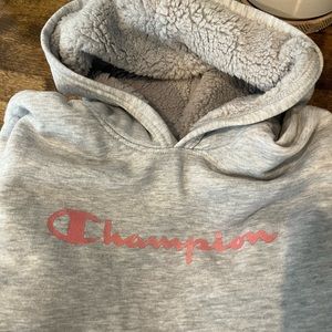Champion hoodie, girls size large